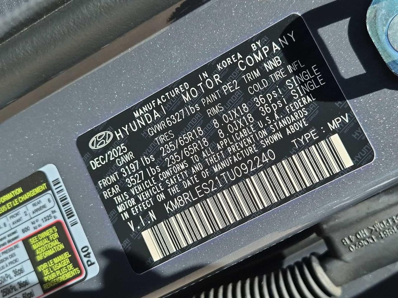 New 2026 Ecotronic Gray Pearl Hyundai SEL AWD image 35