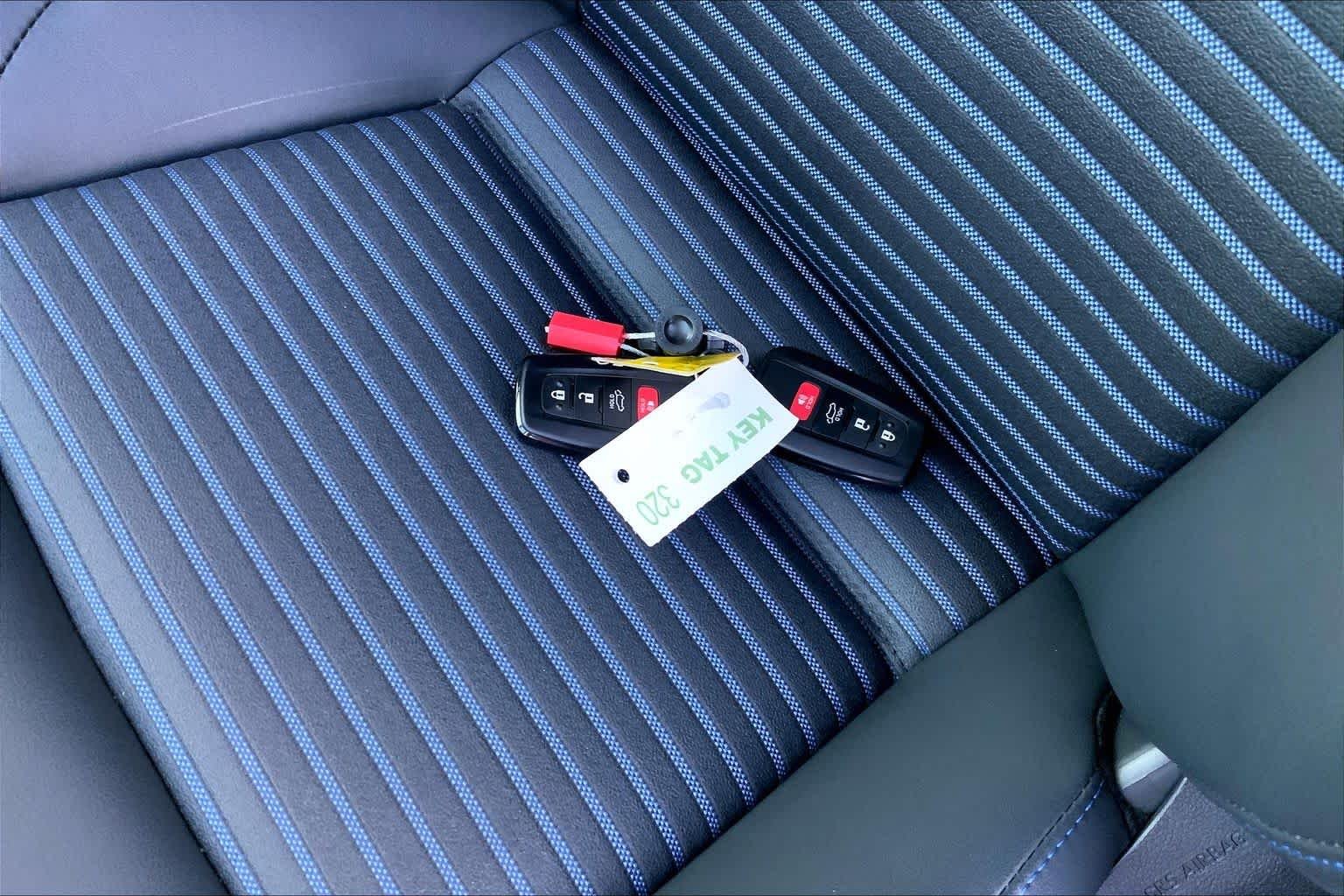 Used 2025 Silver Sky Metallic/Midnight Black Metallic Toyota Hybrid XSE image 15