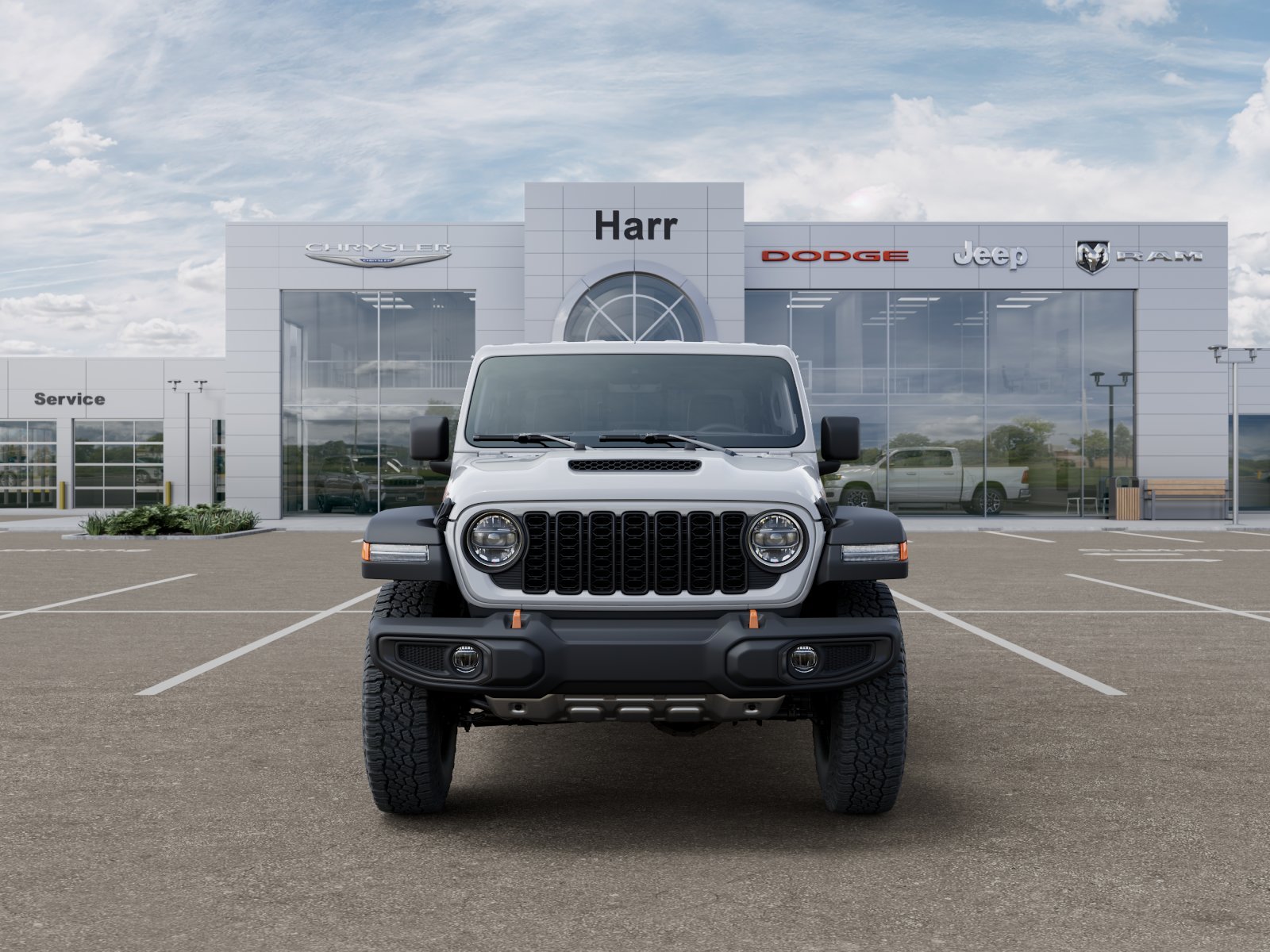 New 2026 Bright White Clear-Coat Exterior Paint Jeep Mojave image 64