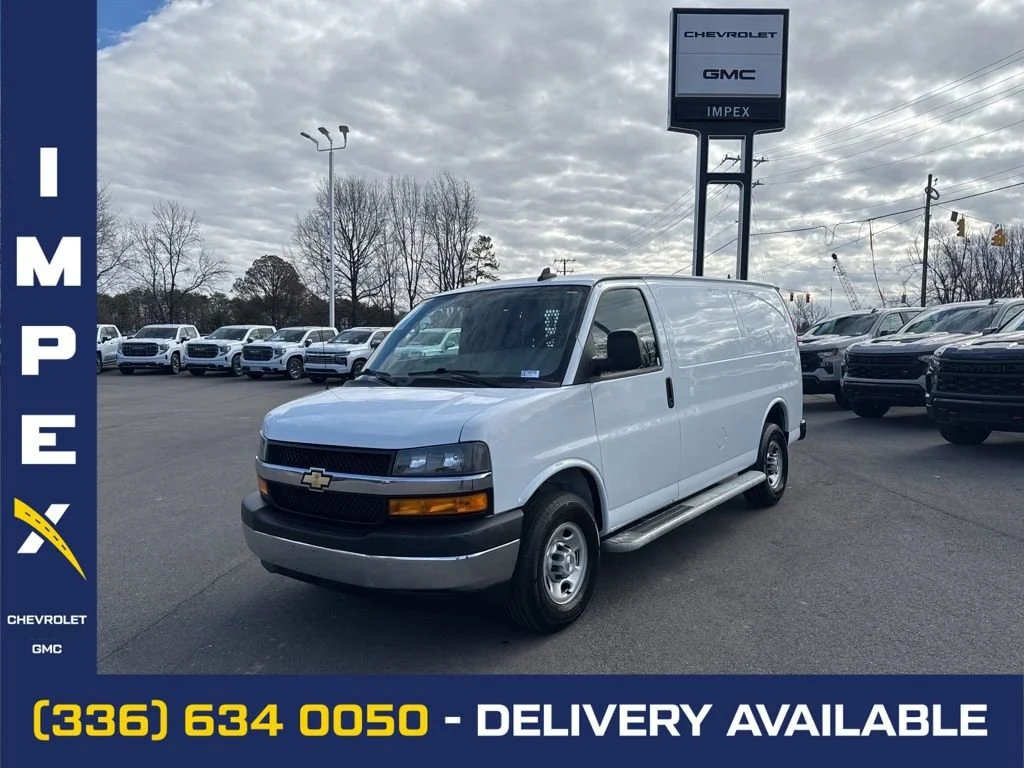 Summit White 2024 Chevrolet Express Cargo 2500 RWD Van Rear-Wheel Drive