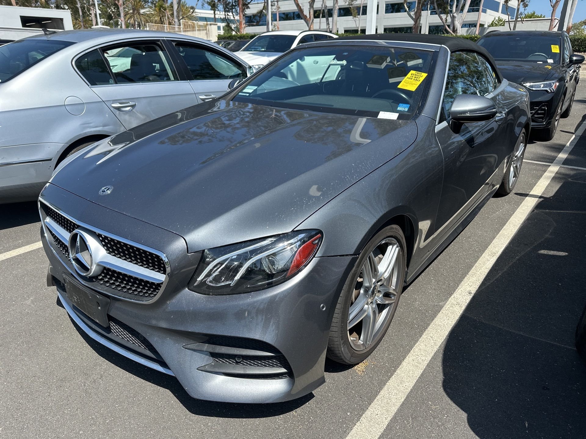 Used 2018 Gray Mercedes-Benz E 400 image 1