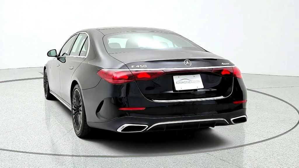 Used 2025 Black Mercedes-Benz E 450 4MATIC® Sedan image 6