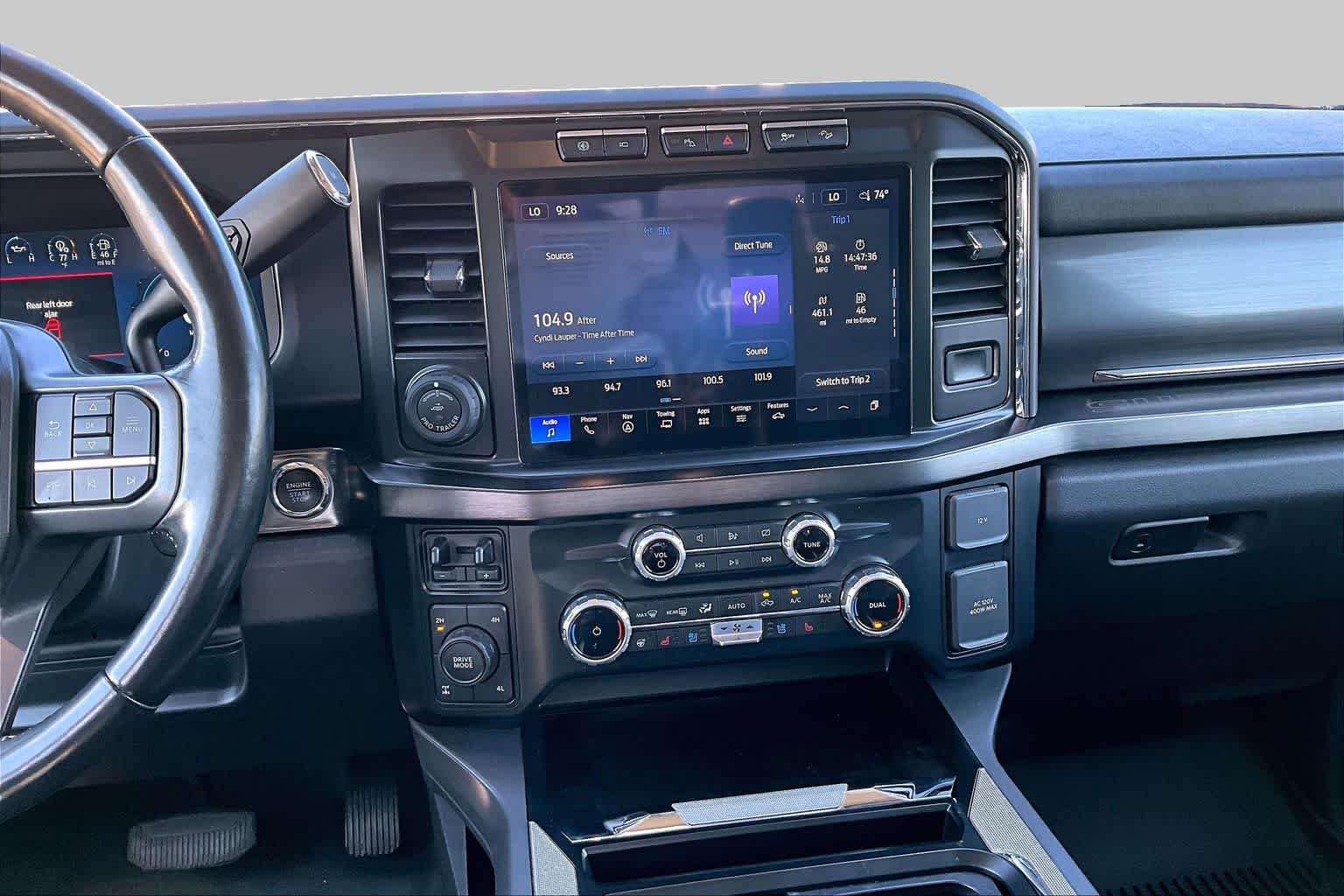Used 2023 Azure Gray Metallic Tri-Coat Ford LARIAT image 7