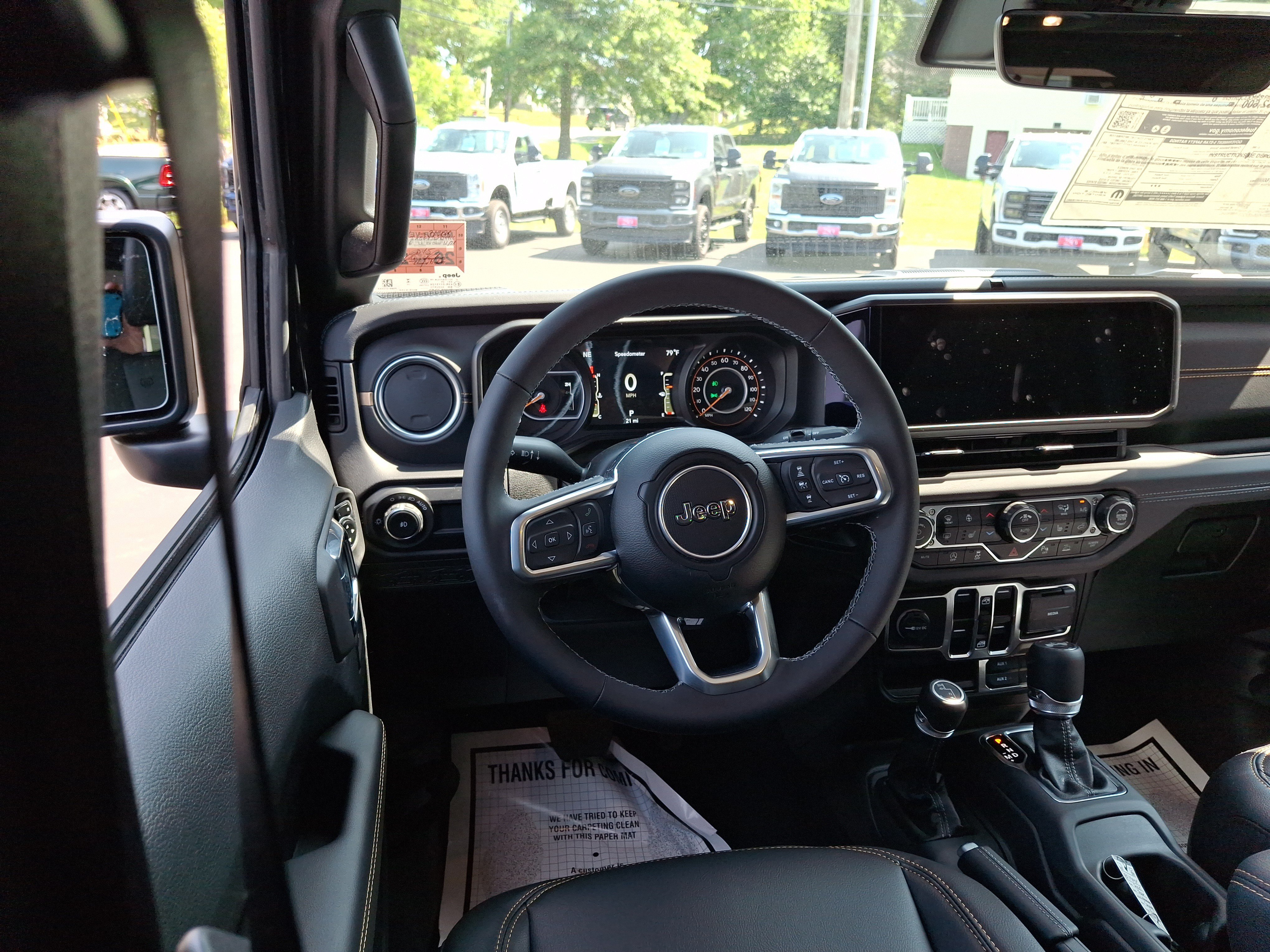 Used 2025 Black Clearcoat Jeep Sahara image 14