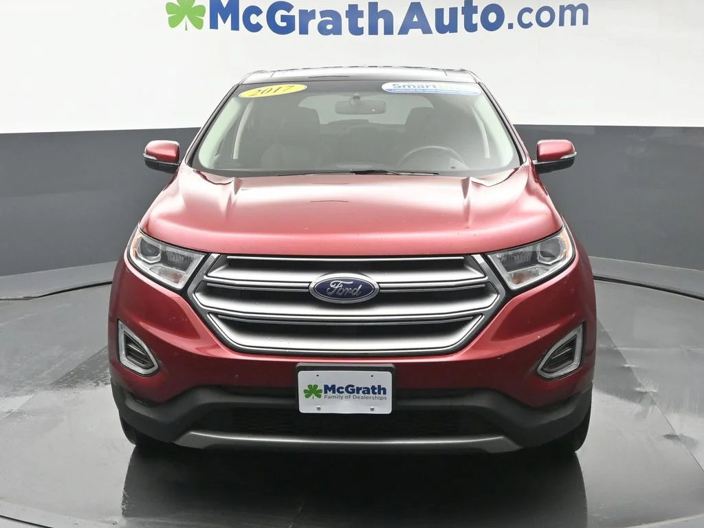 Certified Used 2017 Red Ford Titanium image 6