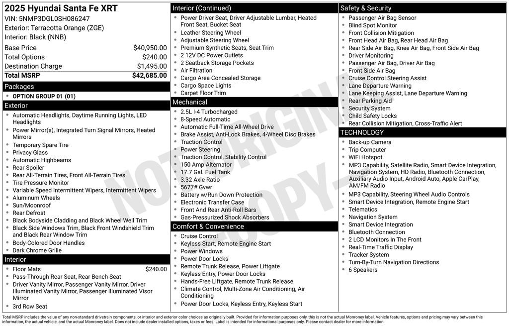 Used 2025 Orange Hyundai XRT image 6