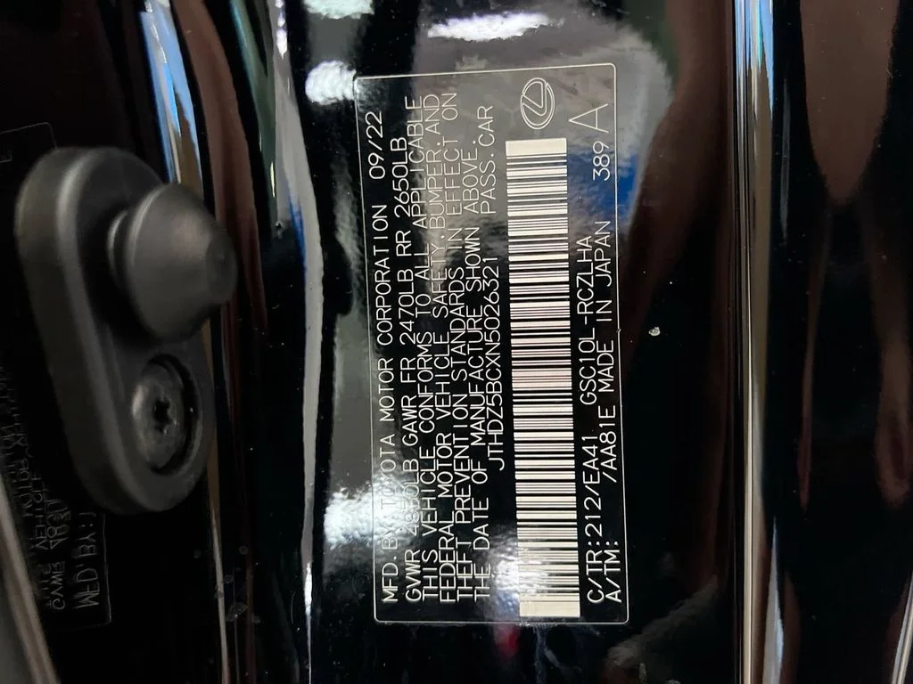 Certified Used 2022 OBSIDIAN Lexus 350 image 22