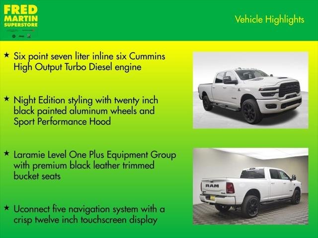 New 2026 Bright White Clear-Coat Exterior Paint RAM LARAMIE image 7