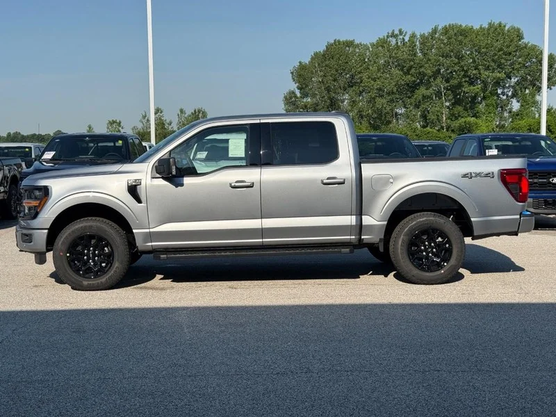 New 2026 Iconic Silver Metallic Ford XLT 4WD SuperCrew 5.5