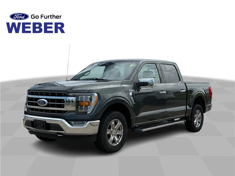 Used 2021 Guard Metallic Ford LARIAT 4WD SuperCrew 5.5