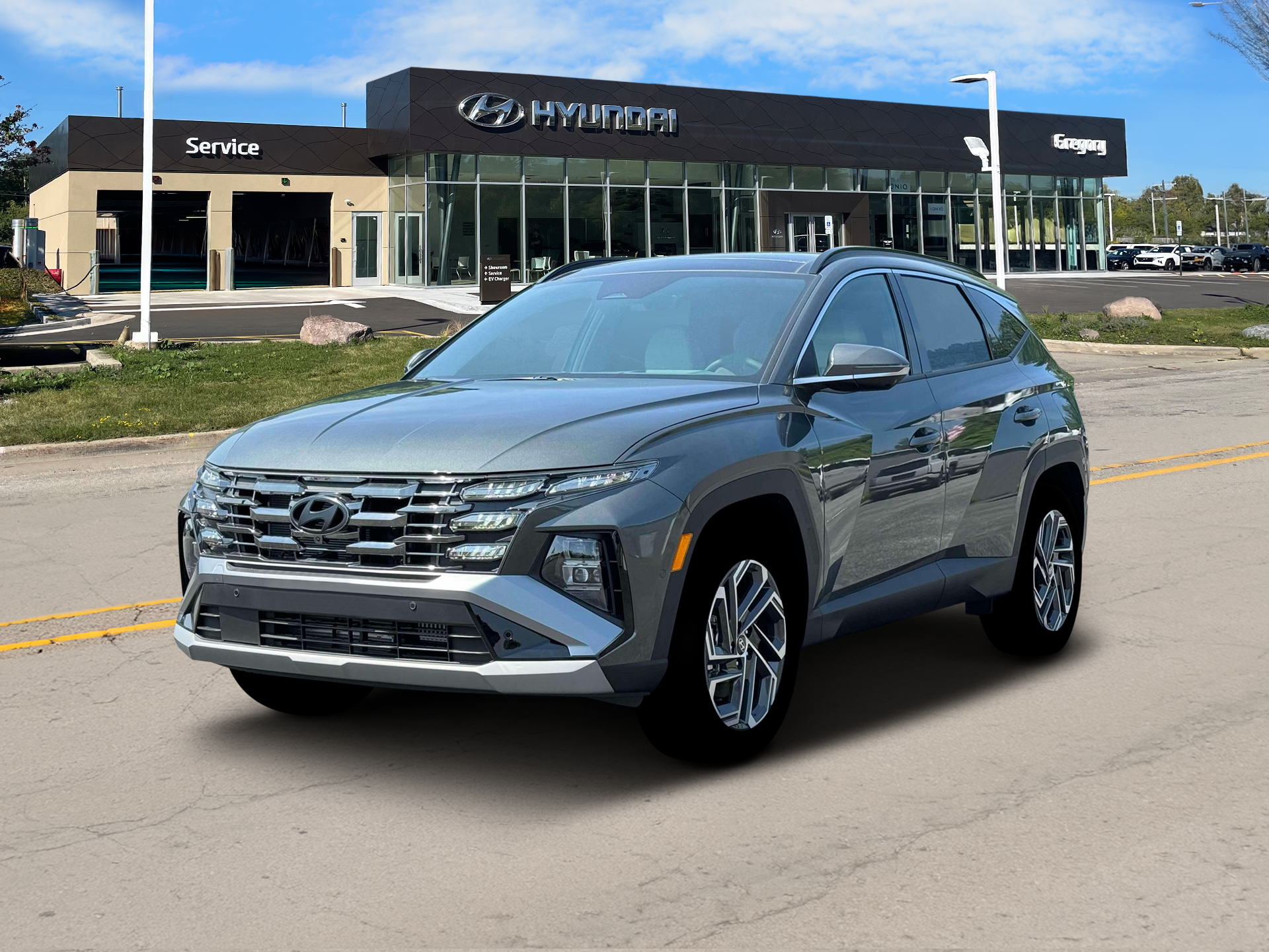 New 2026 Gray Hyundai Limited image 1