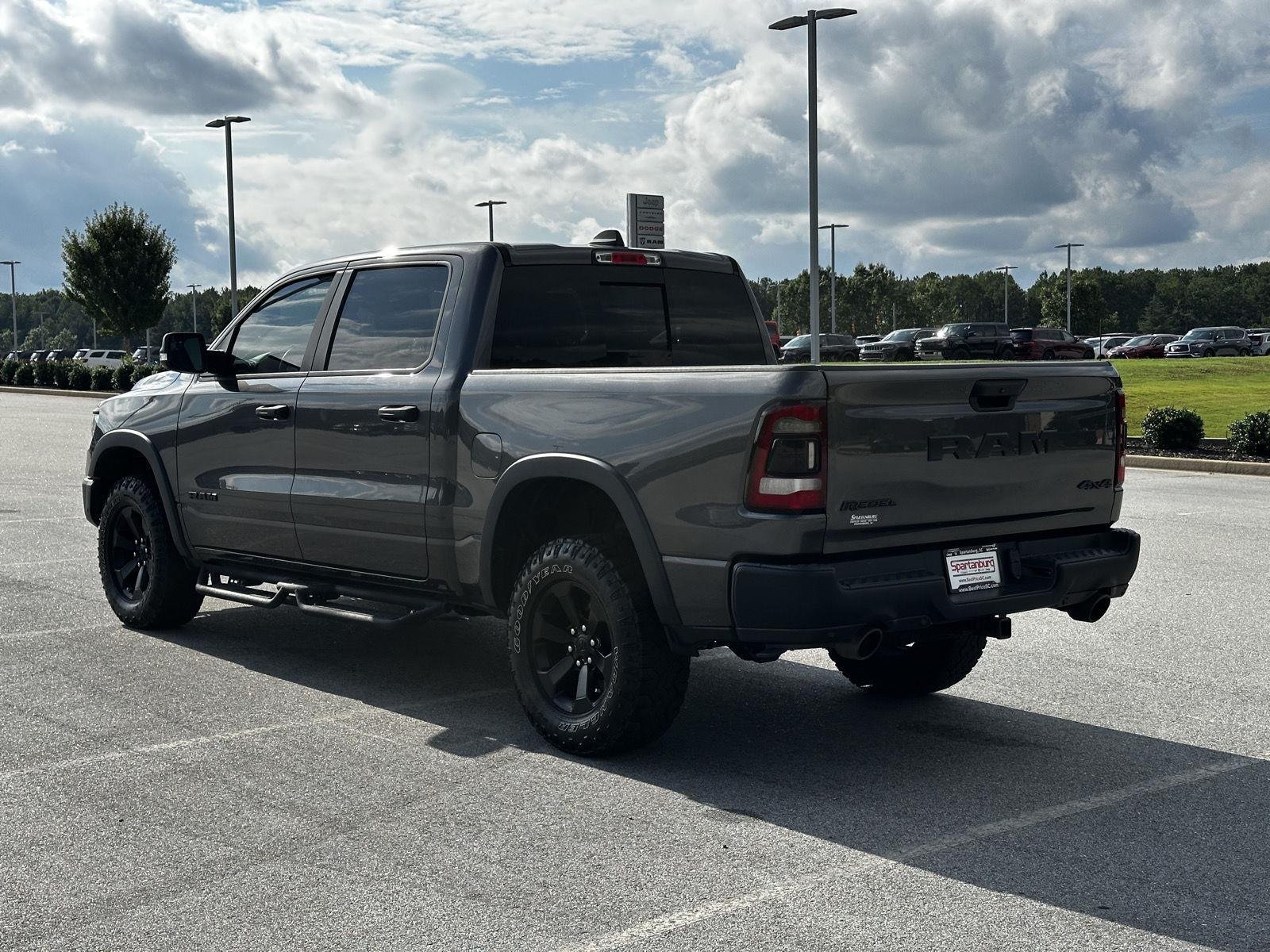 Used 2022 Granite Crystal Metallic Clearcoat Ram Rebel image 7