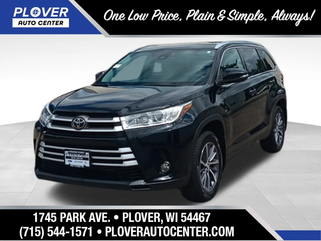 Used 2019 Midnight Black Metallic Toyota XLE image 1