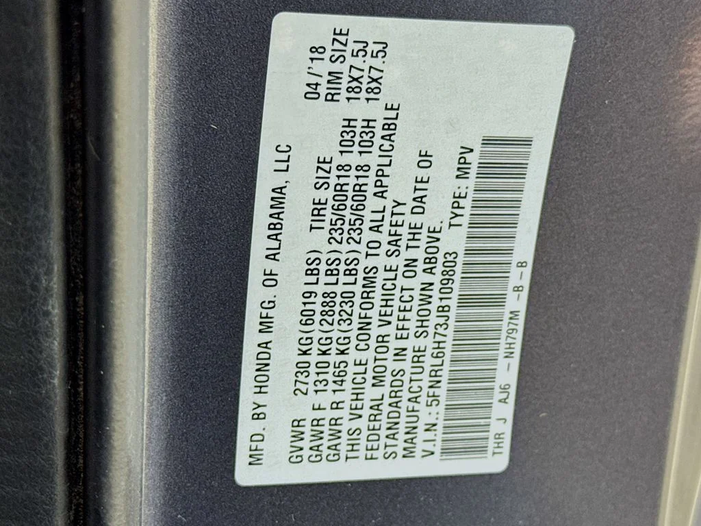 Certified Used 2018 Modern Steel Metallic Honda EX-L image 47