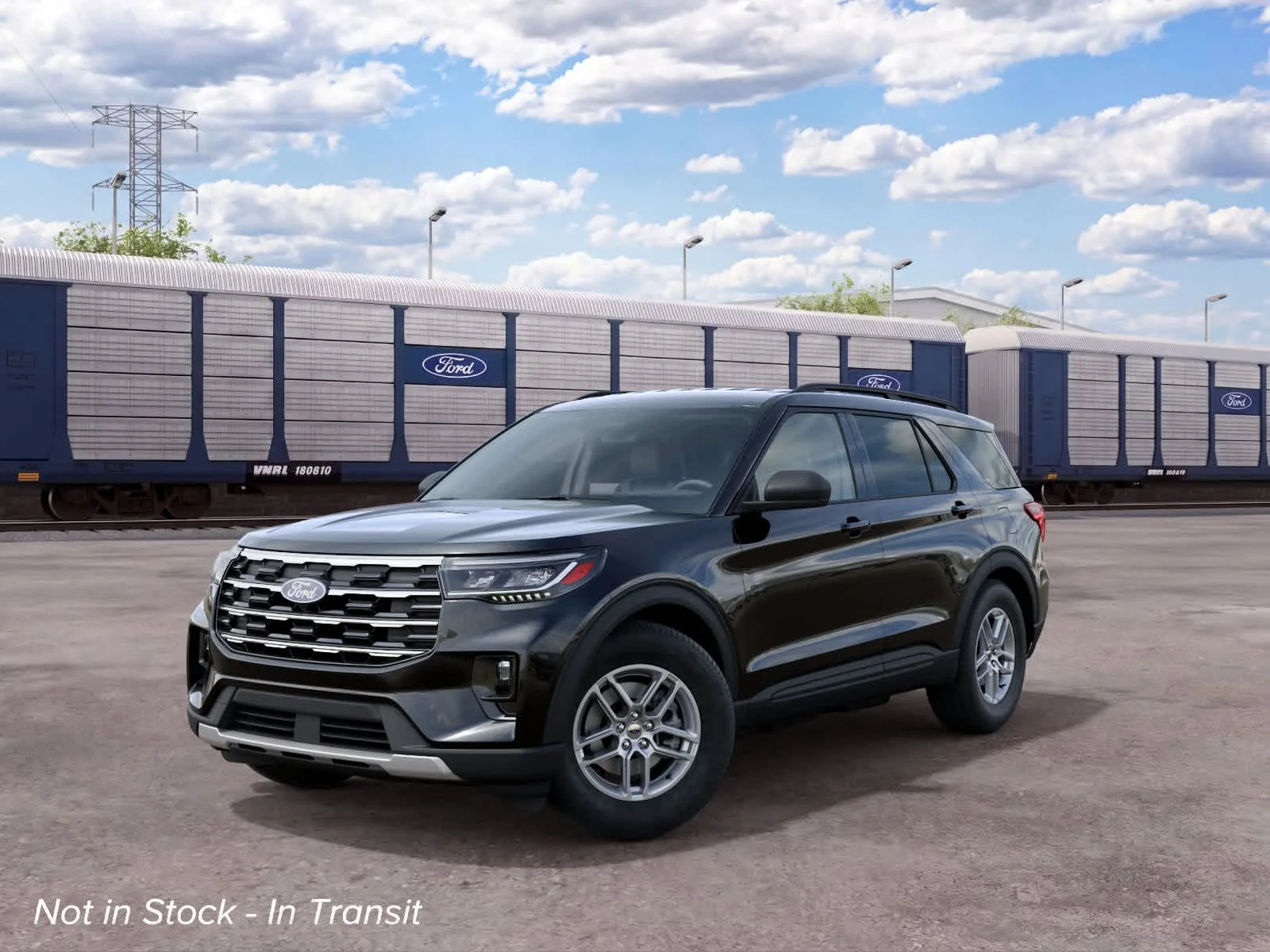 New 2027 Agate Black Metallic Ford Active image 2
