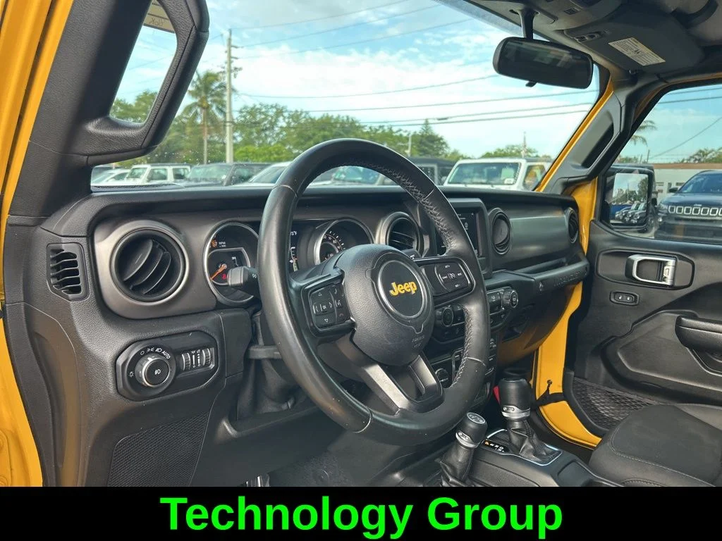 Certified Used 2020 Yellow Jeep Unlimited Sport S image 12