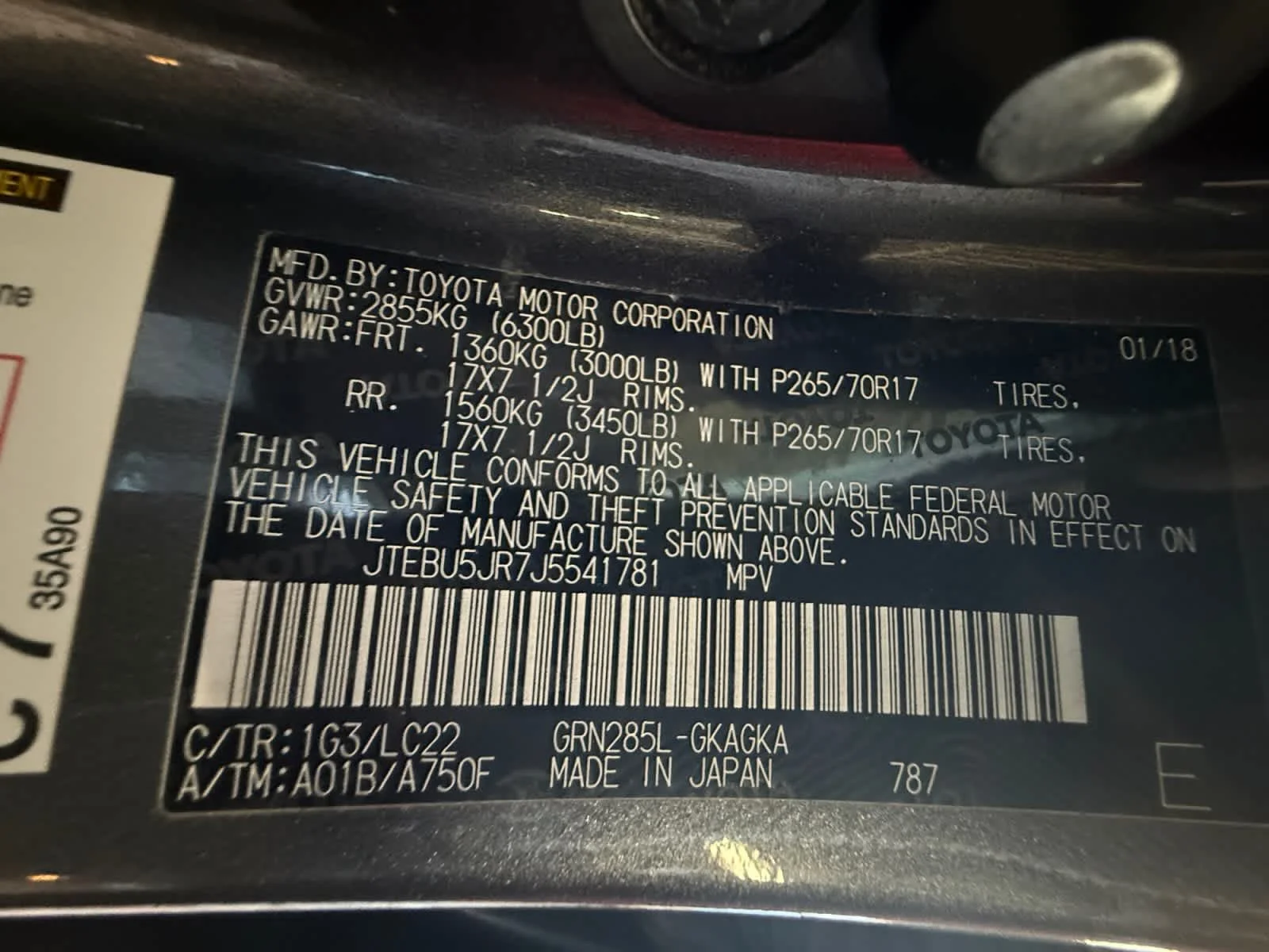 Used 2018 Magnetic Gray Metallic Toyota TRD Off Road Premium image 25