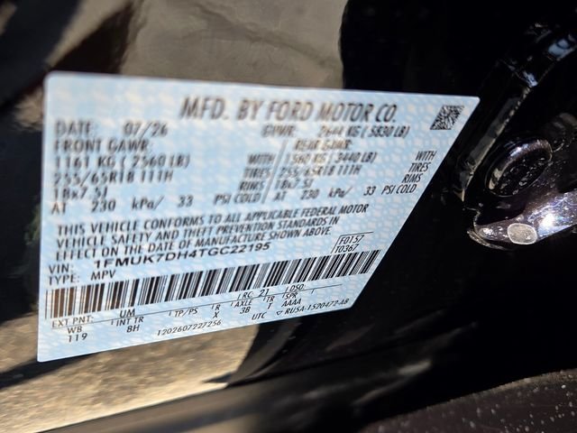 New 2026 Agate Black Metallic Ford Active image 45