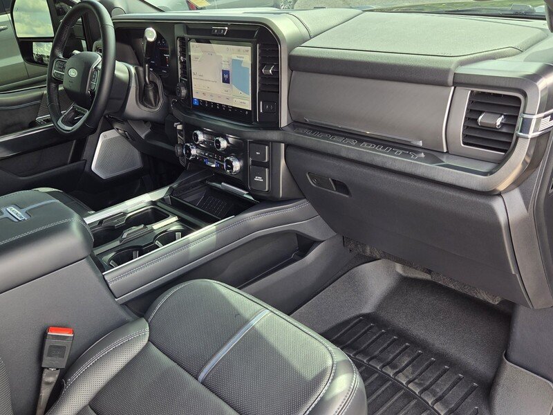 Used 2025 Blue Metallic FORD PLATINUM 4WD CREW CAB 6.75
