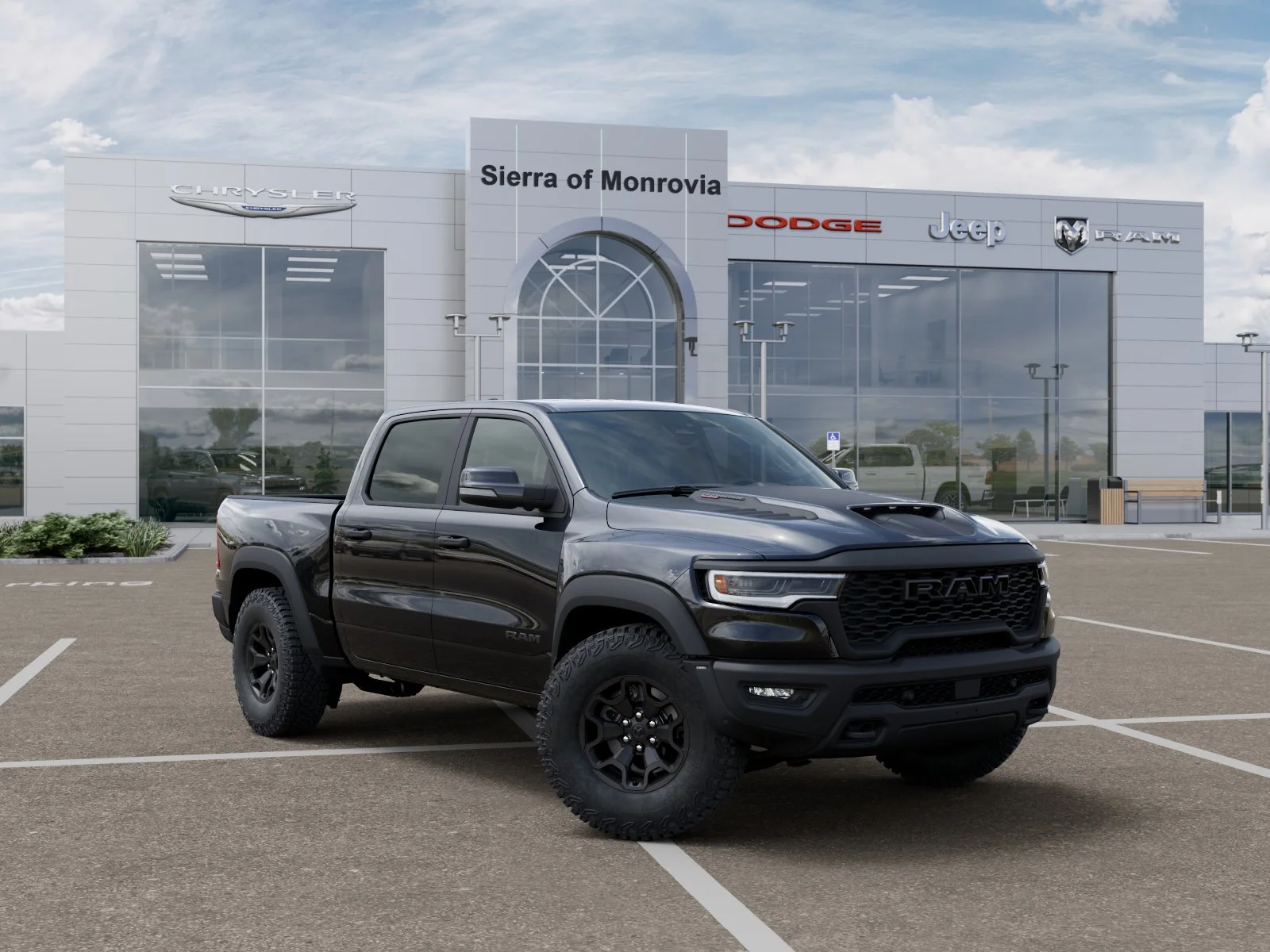 New 2026 Diamond Black Crystal Pearl-Coat Exterior Paint RAM RHO image 31