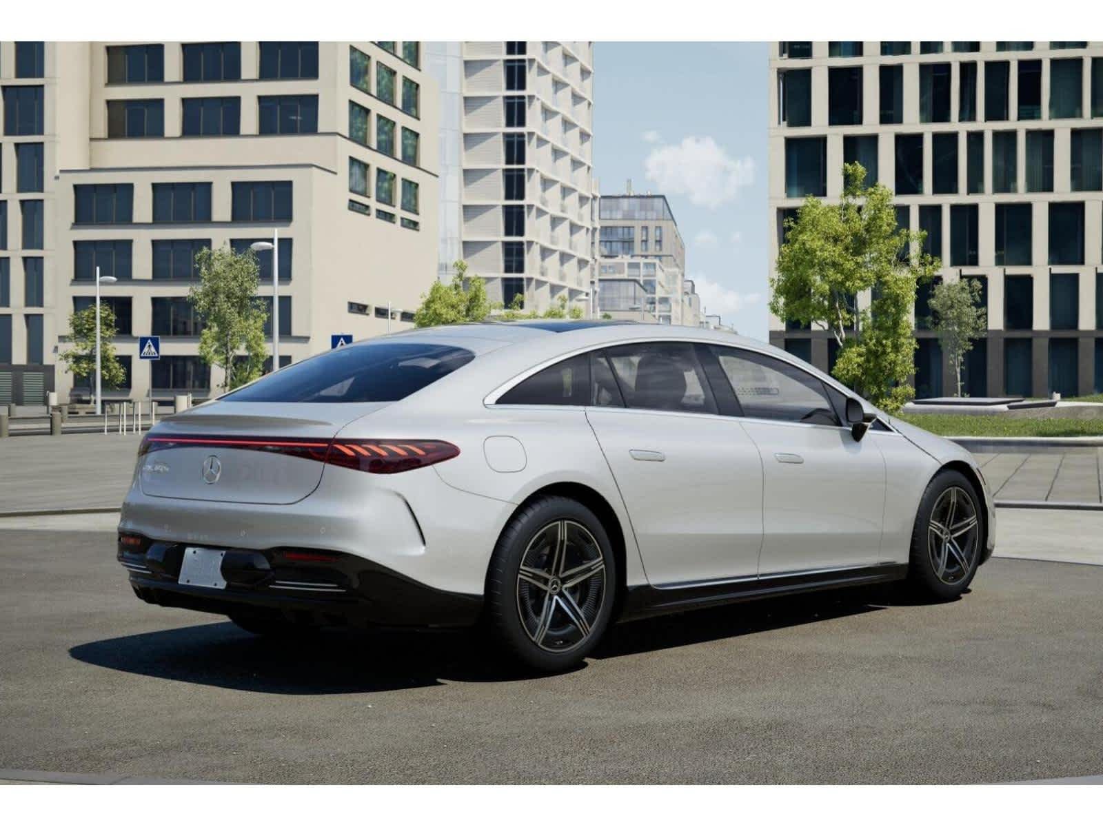 New 2026 MANUFAKTUR Moonlight White Metallic Mercedes-Benz EQS 450+ image 19