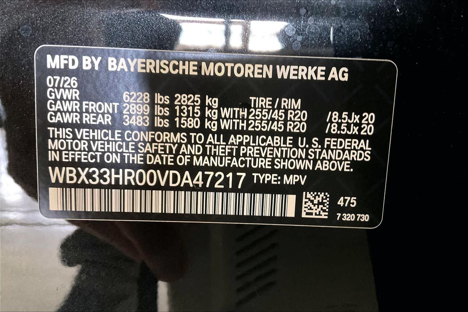 New 2027 Black Sapphire Metallic BMW 50 xDrive image 17