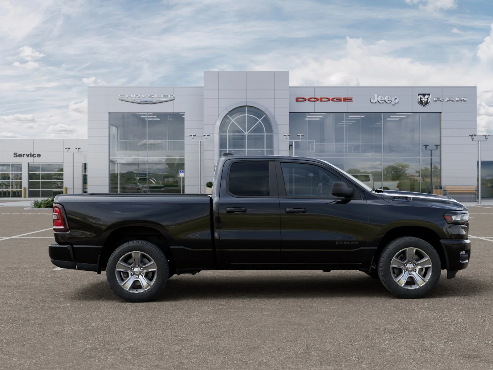 New 2026 Diamond Black Crystal Pearlcoat RAM Express image 49