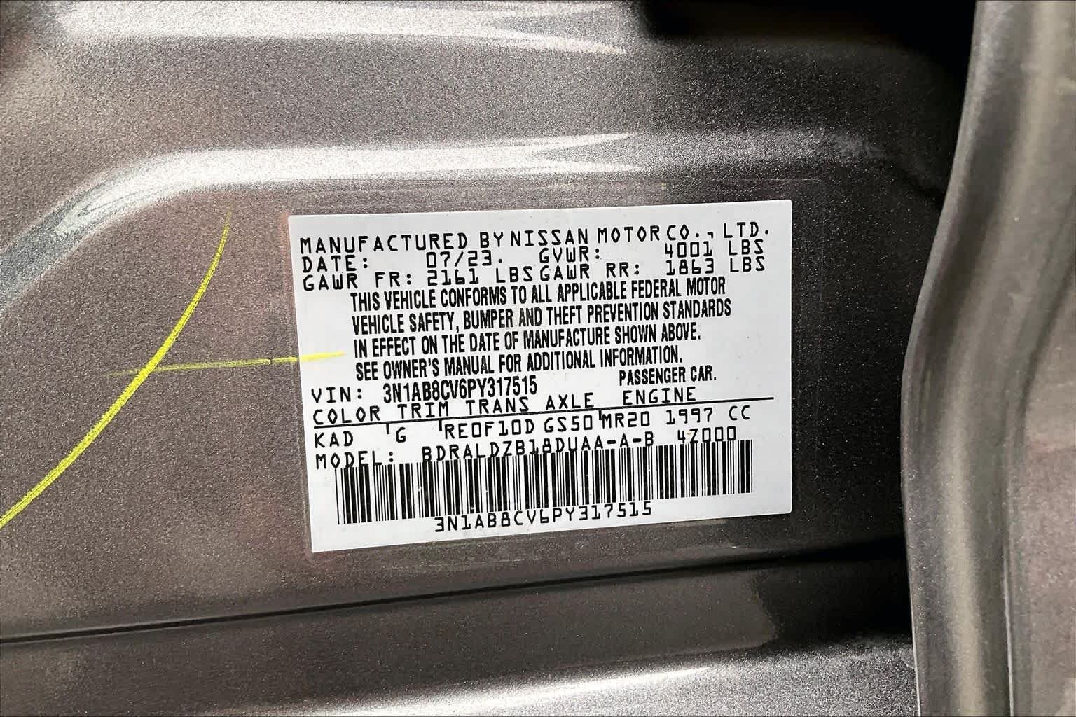 Used 2023 Gun Metallic Nissan SV image 35