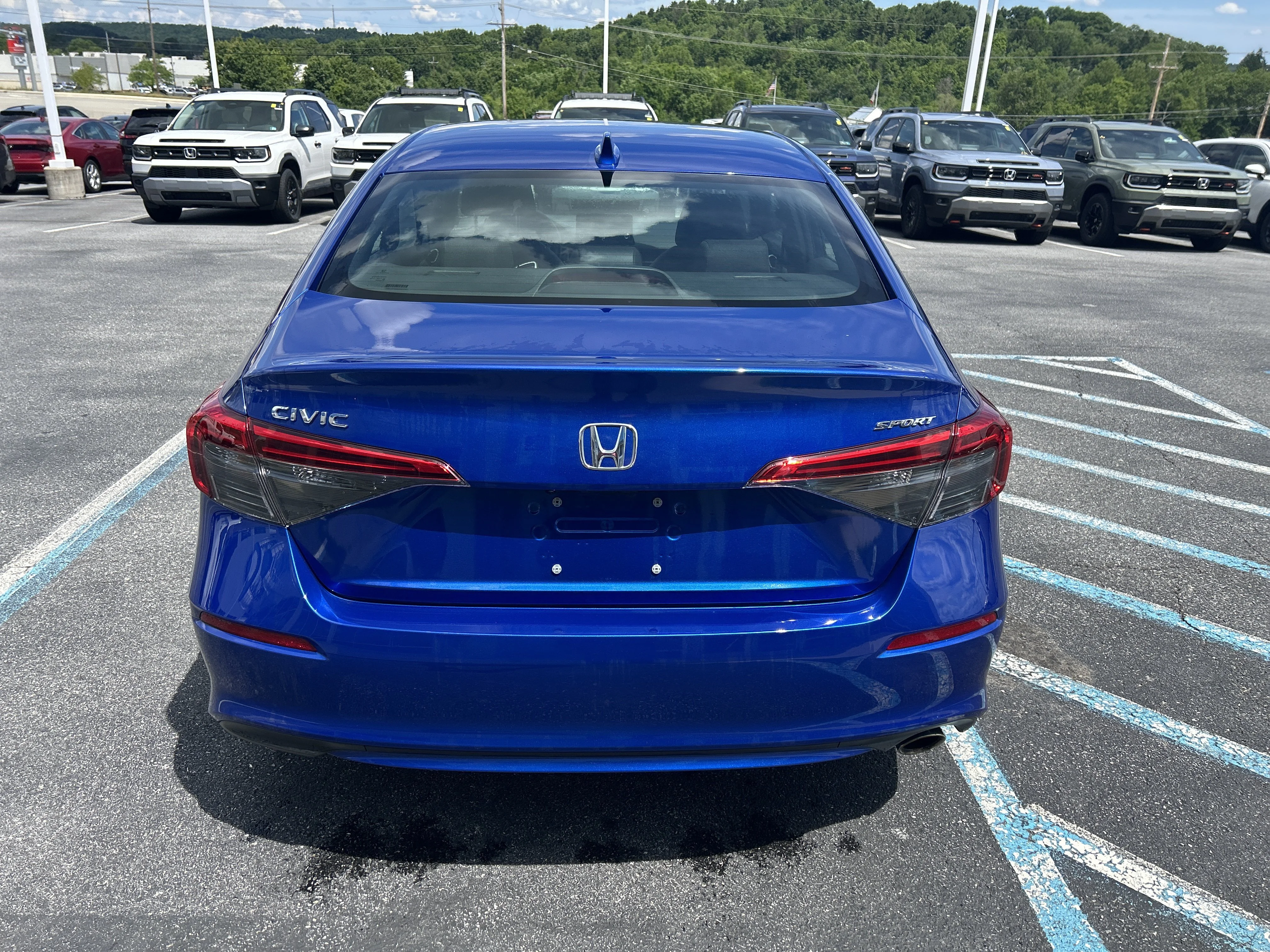 Certified Used 2024 Aegean Blue Metallic Honda 2.0L 4D SPORT image 16