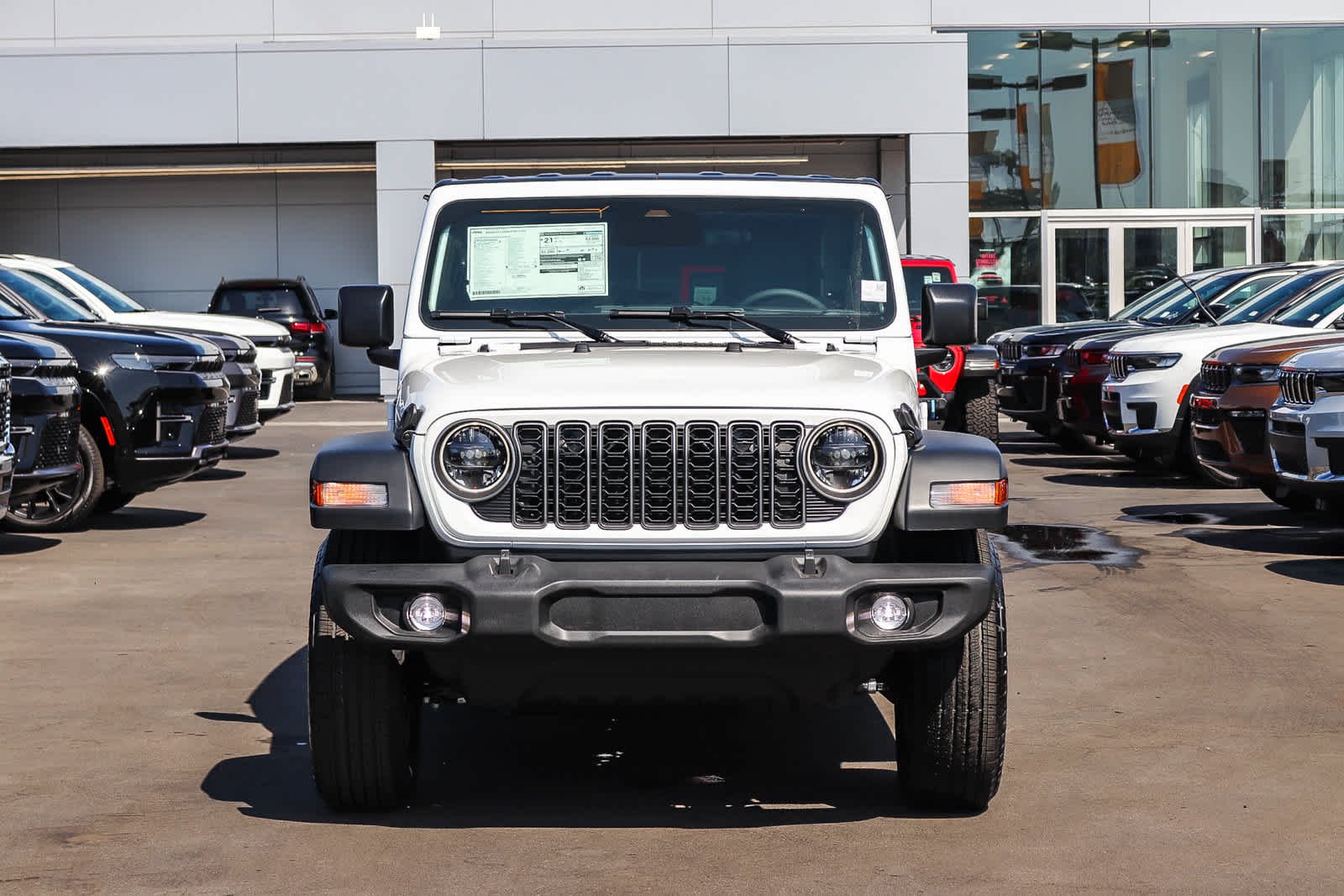 New 2027 Bright White Clear-Coat Paint Jeep Sport S image 2