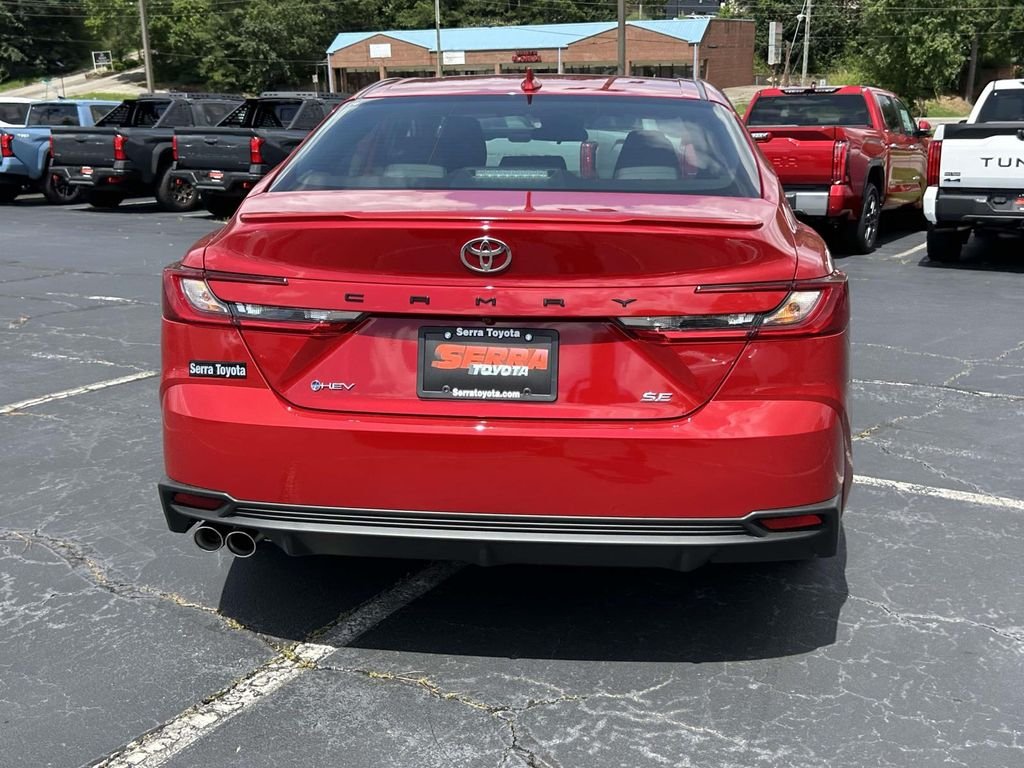 New 2026 Red Toyota SE image 4