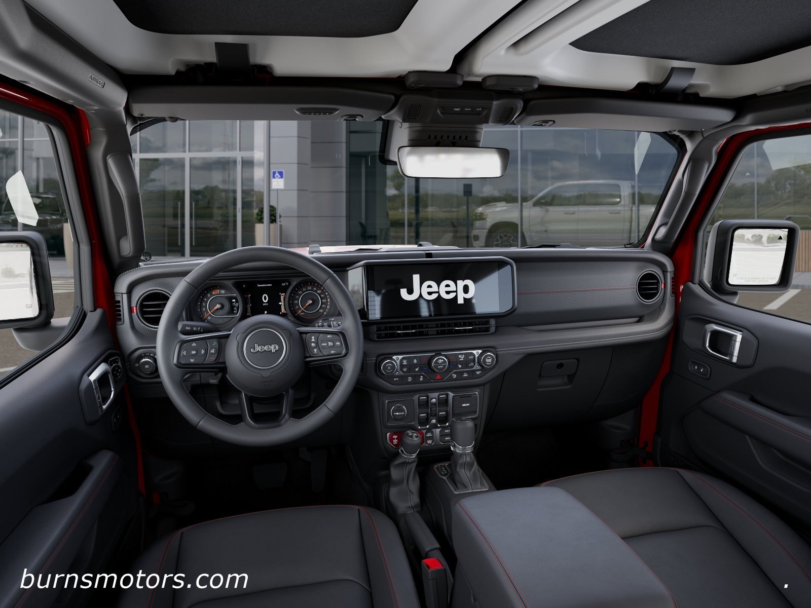 New 2026 Firecracker Red Clear-Coat Exterior Paint Jeep Rubicon X 4-Door image 14
