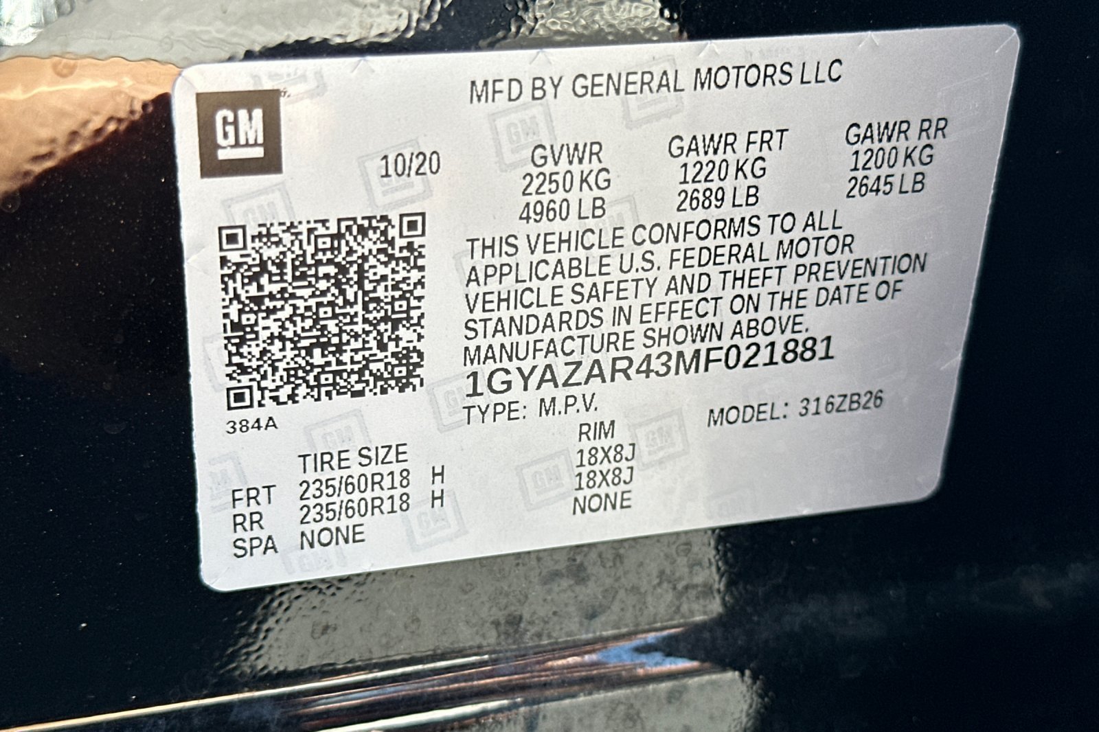 Used 2021 Stellar Black Metallic Cadillac FWD Luxury image 29