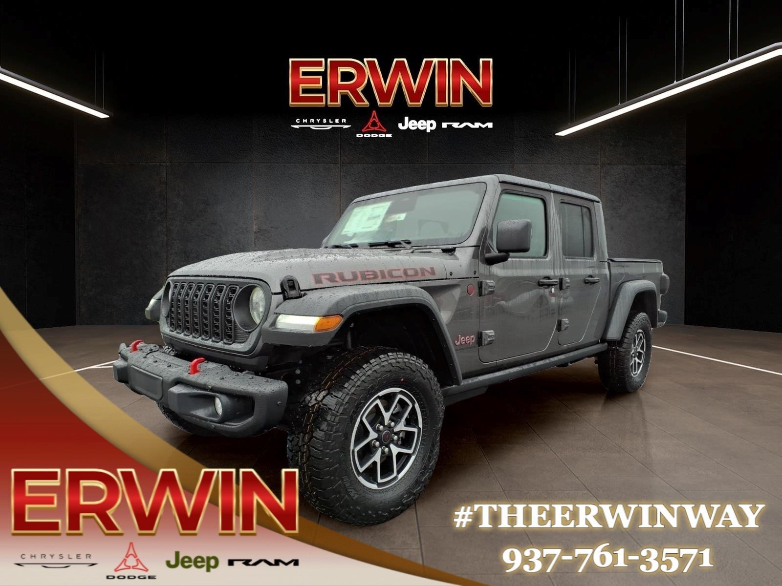 New 2026 Granite Crystal Metallic Clear-Coat Exterior Paint Jeep Rubicon image 3