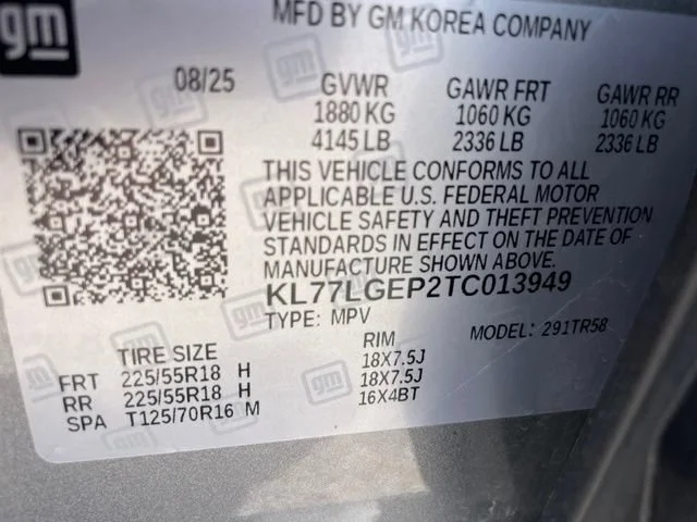 Used 2026 Sterling Gray Metallic Chevrolet 1RS image 14