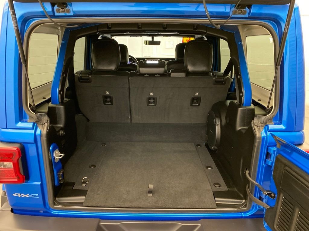 Used 2022 Blue Jeep Unlimited Sahara 4xe image 26