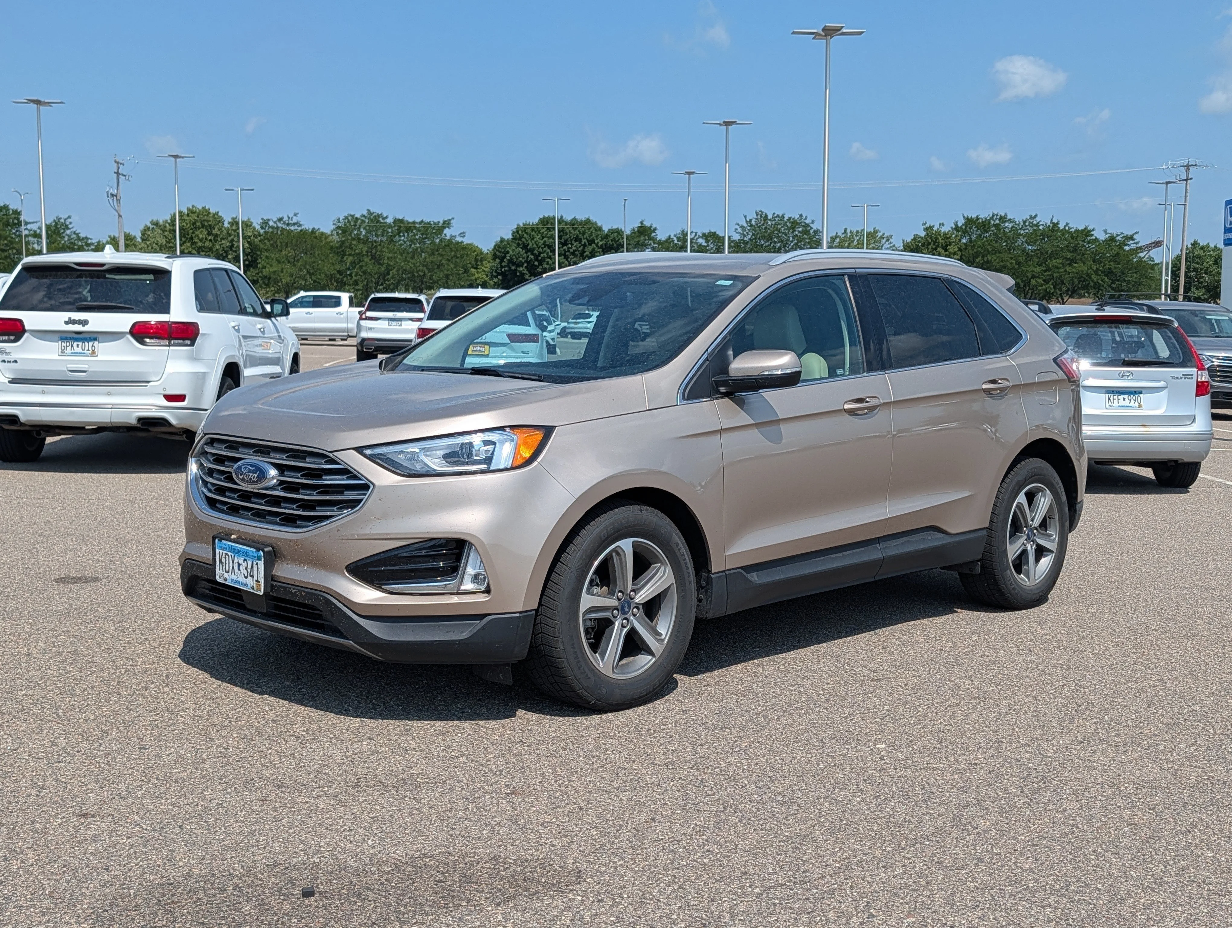 Used 2020 Desert Gold Metallic Ford SEL image 2