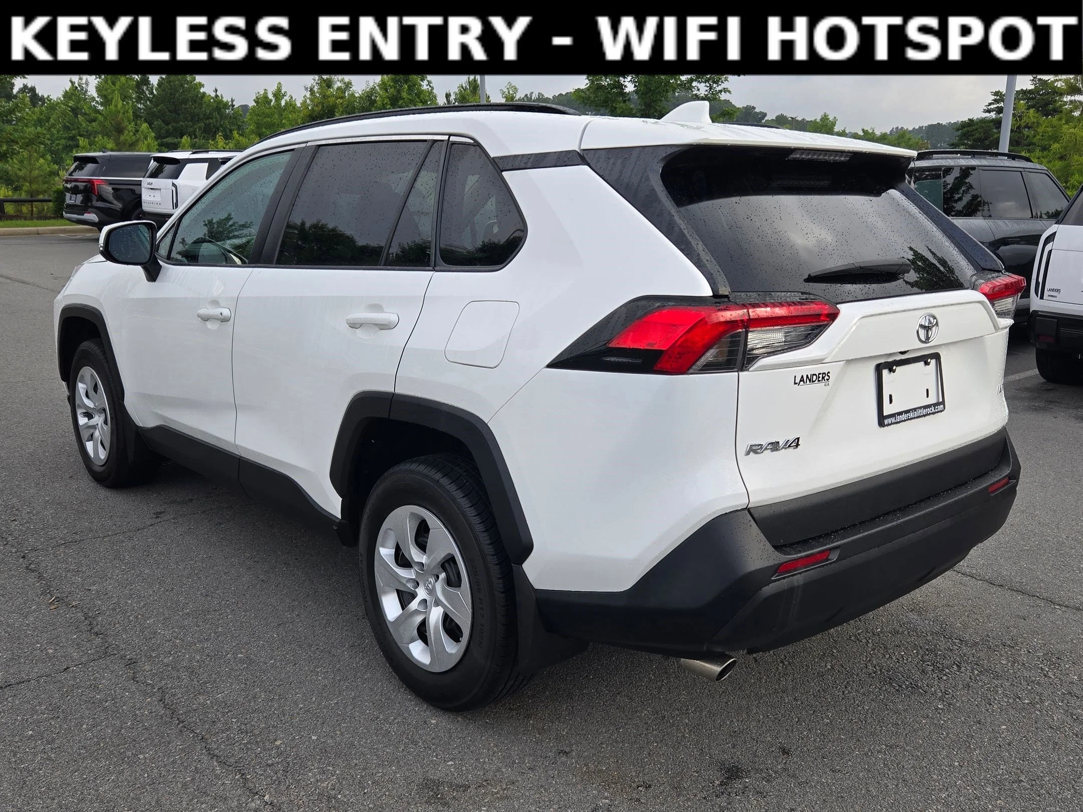 Used 2021 Super White Toyota LE image 5