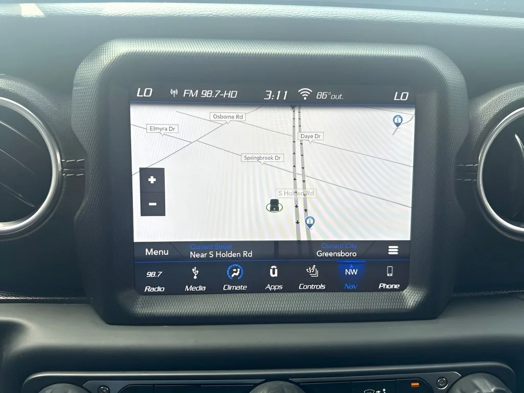 Used 2018 Blue Jeep Unlimited Sahara image 13