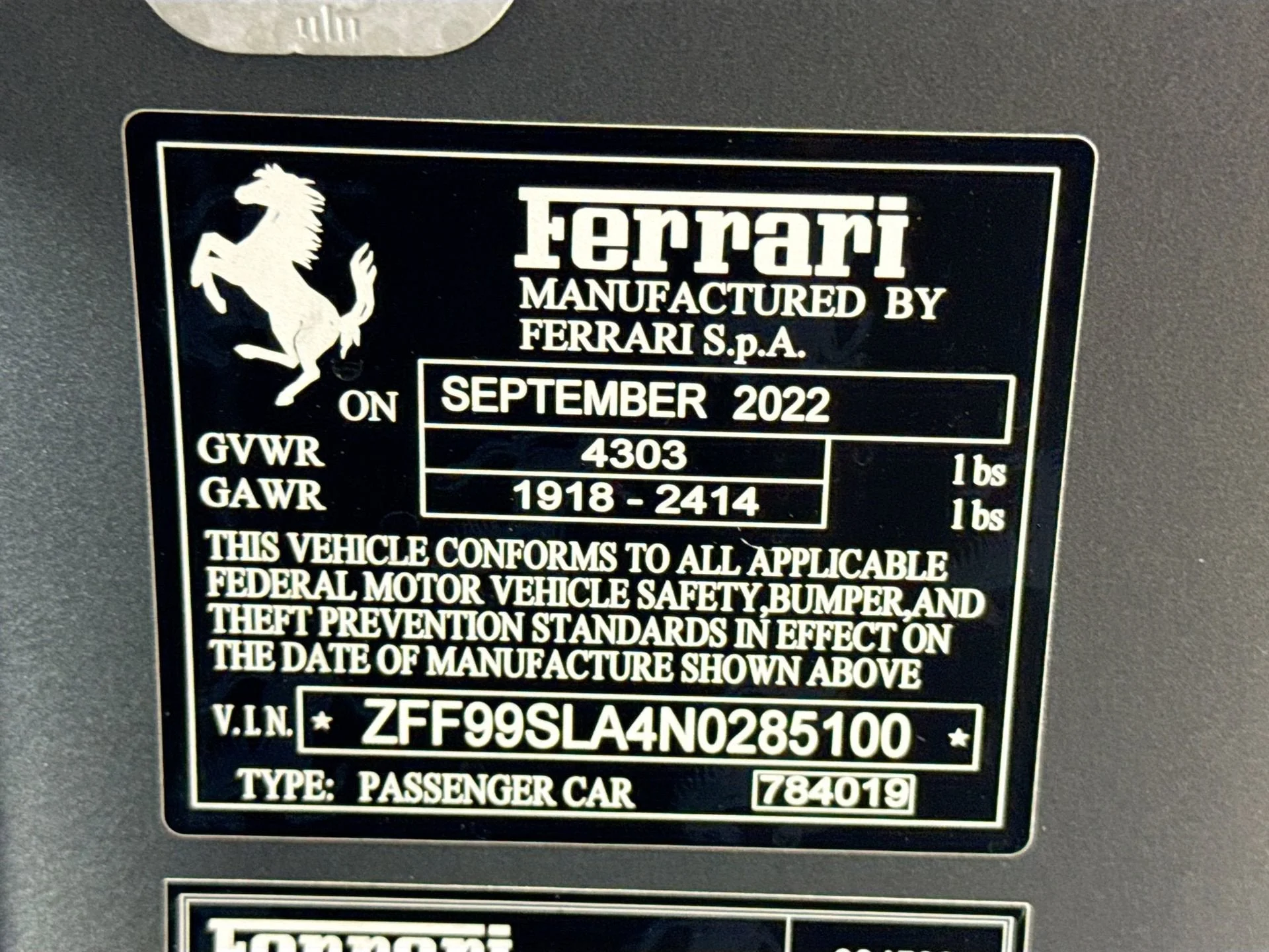 Certified Used 2022 Grigio Silverstone Opaco Ferrari Base image 27
