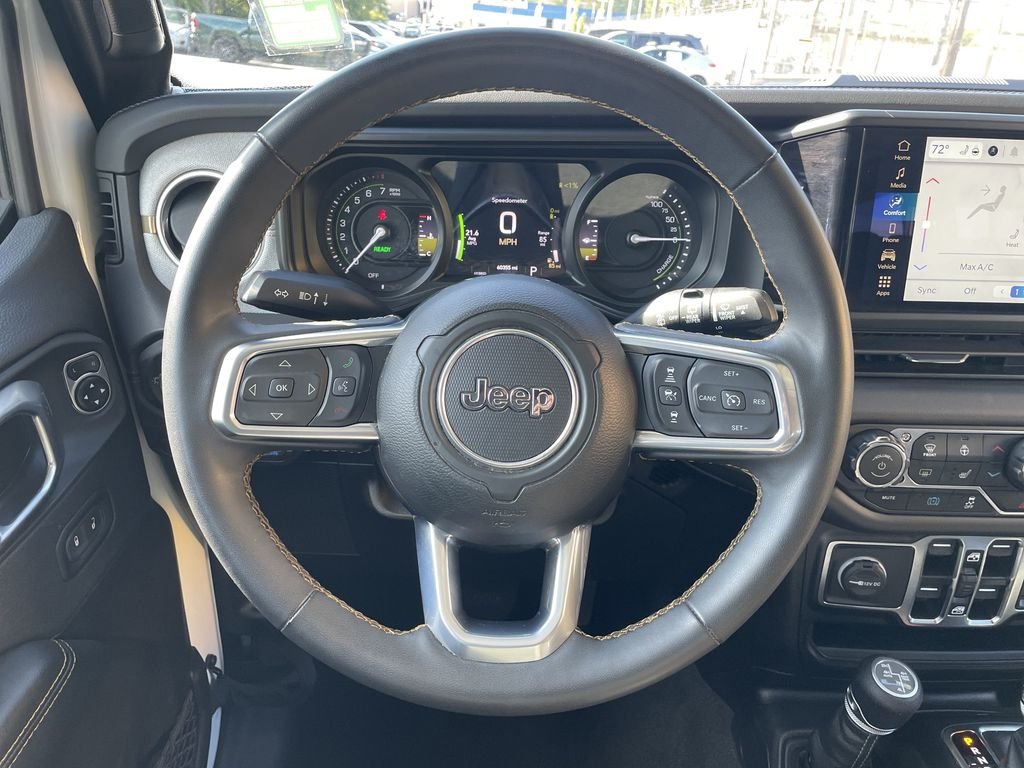 Certified Used 2024 White Jeep Sahara 4xe image 16