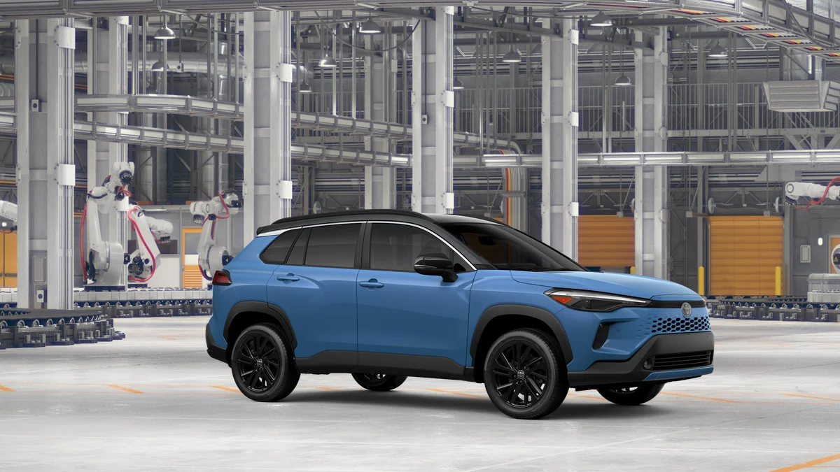 New 2026 Cavalry Blue Toyota Hybrid XSE image 14