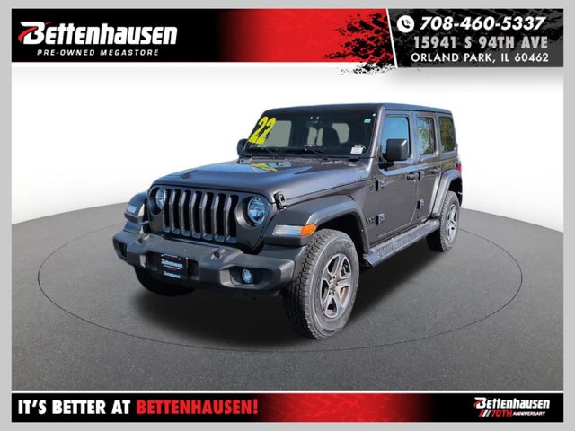 Certified Pre-Owned 2022 Jeep Wrangler Unlimited Sport S 4WD