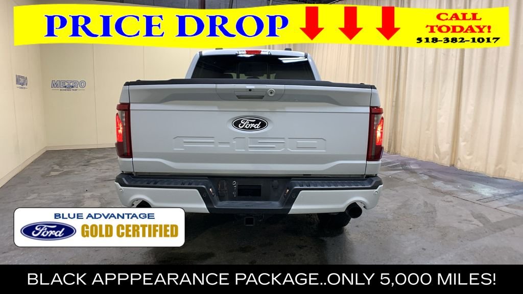 Certified Used 2025 White Metallic Ford XLT image 4