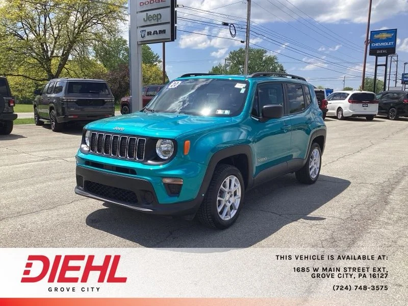 Used 2020 Teal Jeep Sport image 3