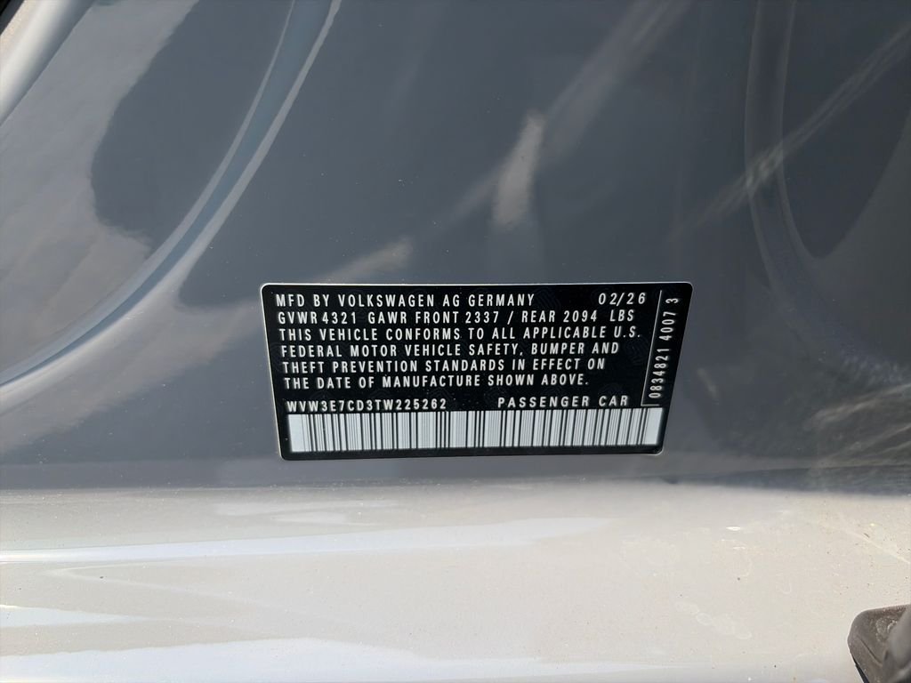 New 2026 Moonstone Gray Volkswagen 2.0T SE image 60