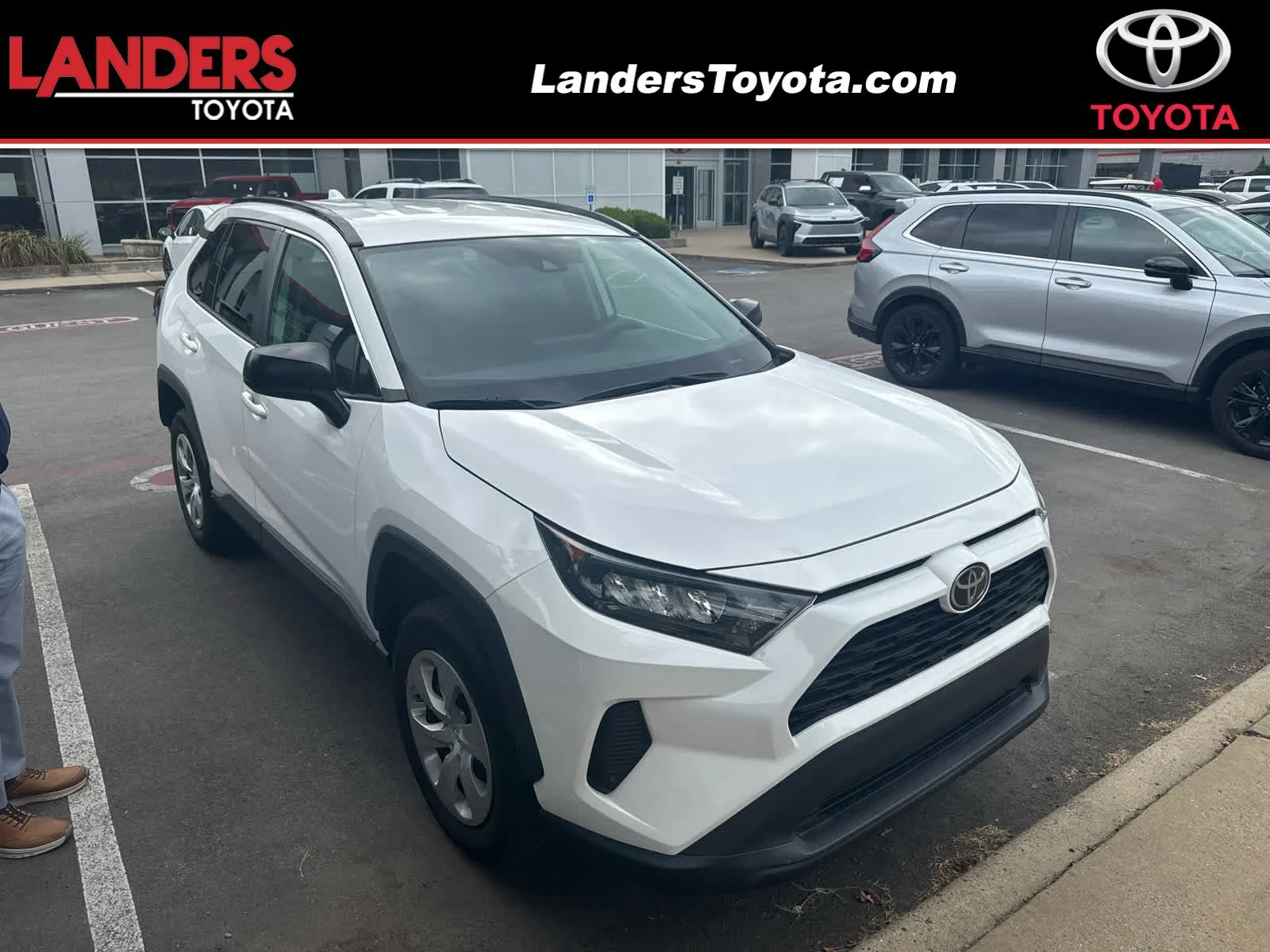 Used 2021 Super White Toyota LE image 1