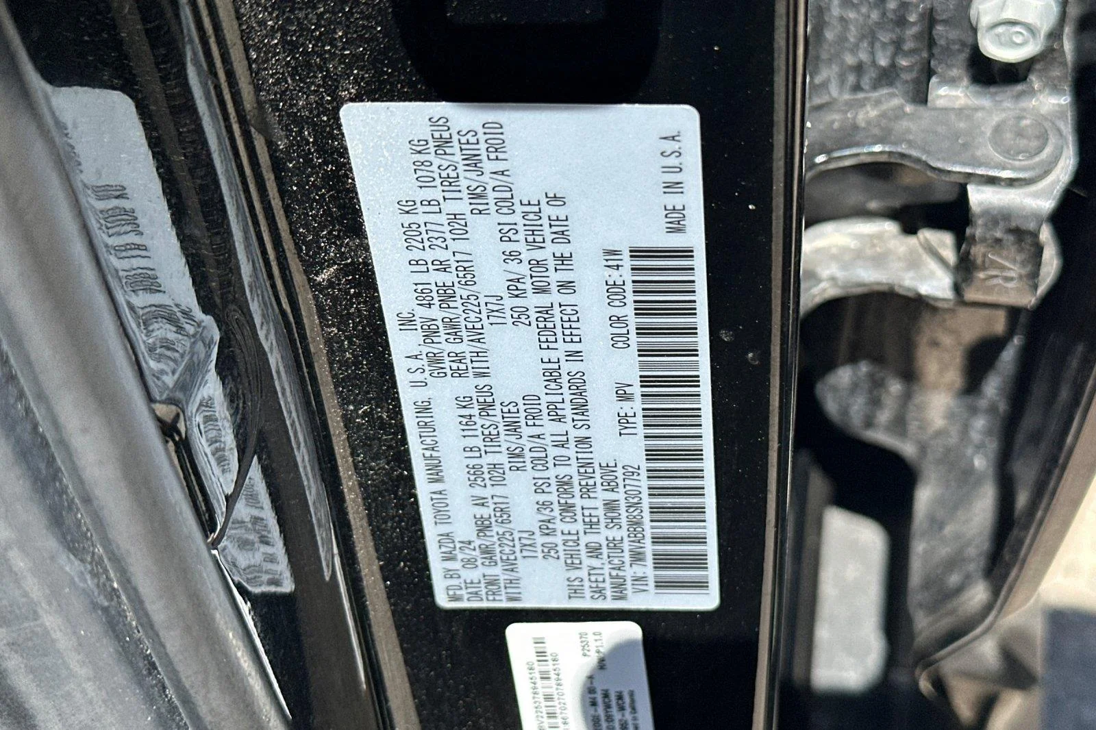 Used 2025 Jet Black Mica Mazda 2.5 S Preferred Package image 28