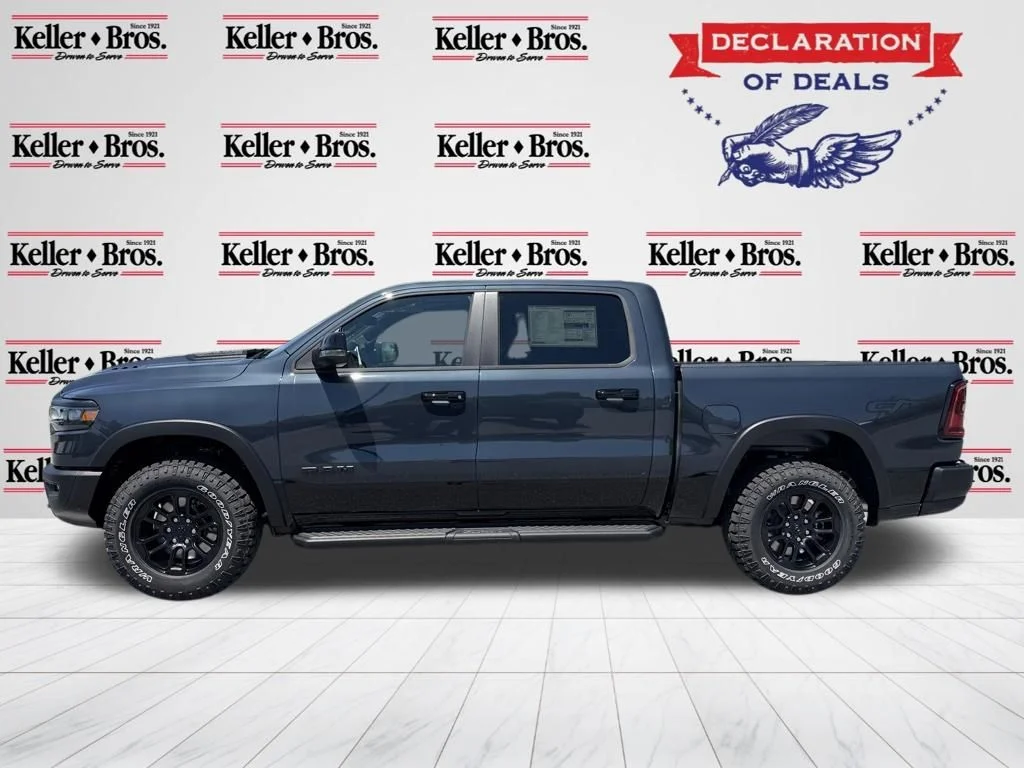 New 2026 Forged Blue Metallic Exterior Paint RAM Rebel image 4