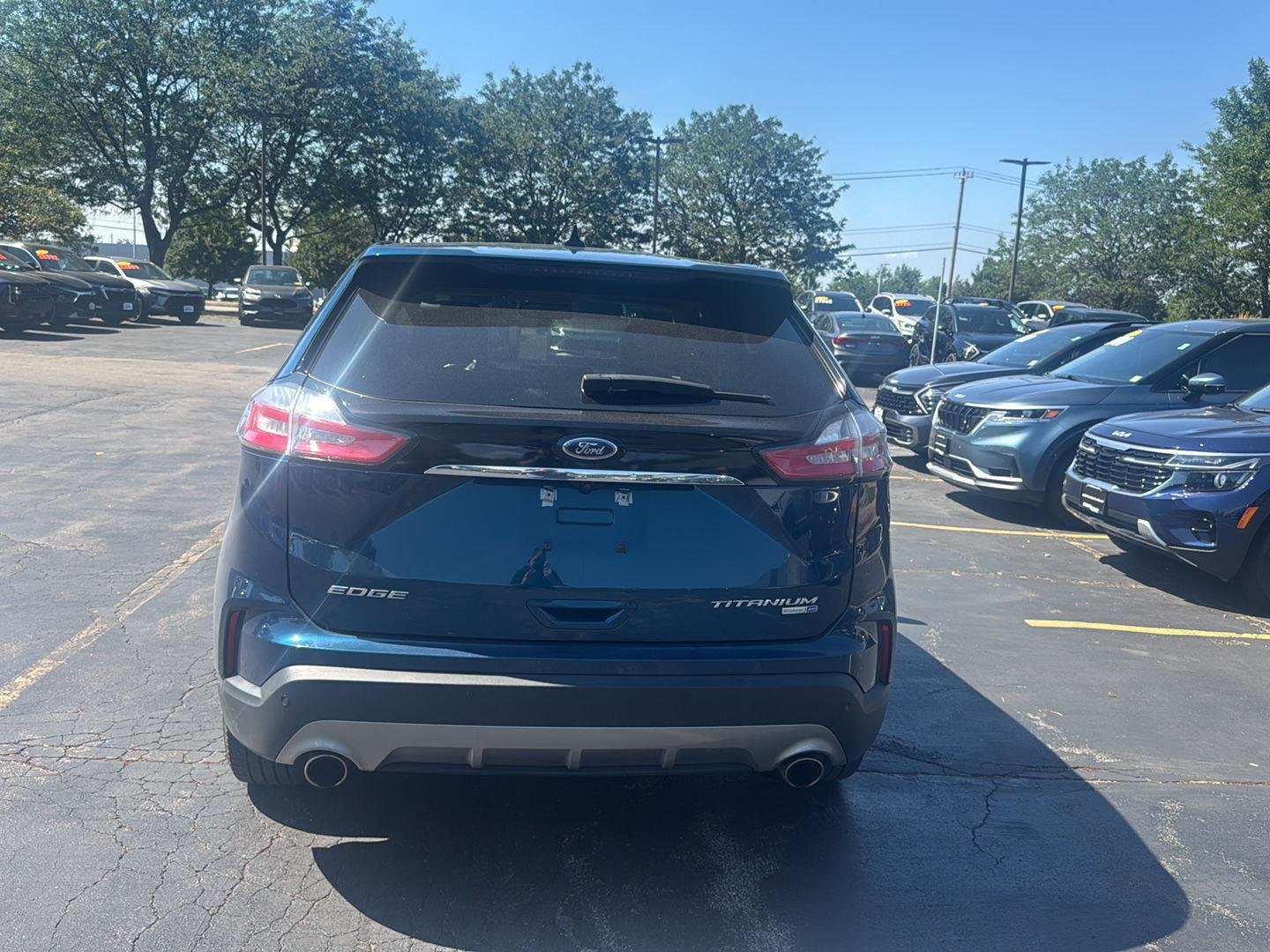 Used 2020 Dark Persian Green Ford Titanium image 5